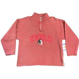 Florida State Seminoles Quarter Zip Sweatshirt PRO PLAYER XL FSU 90s Collegiate